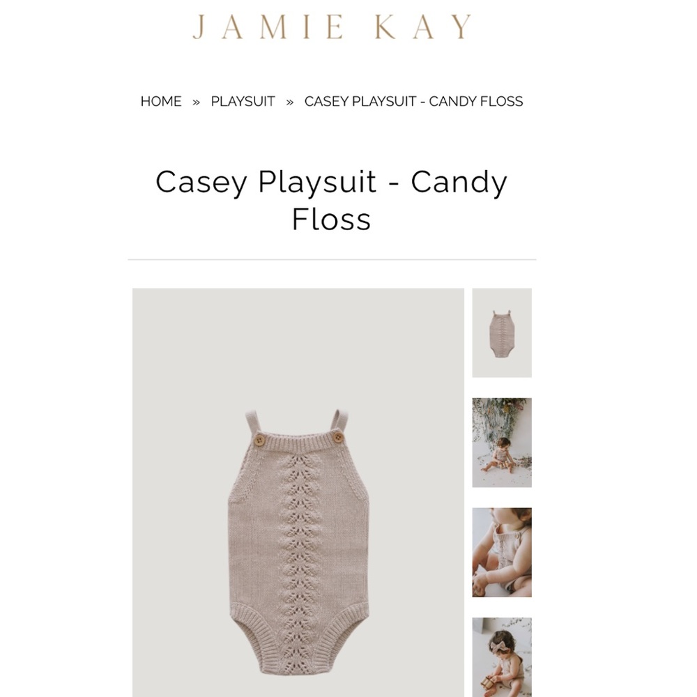 Jamie Kay Knit playsuit